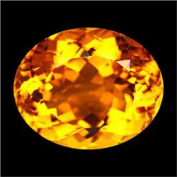 40.05ct  Golden Yellow Oval Cut Citrine (GEM-15734)