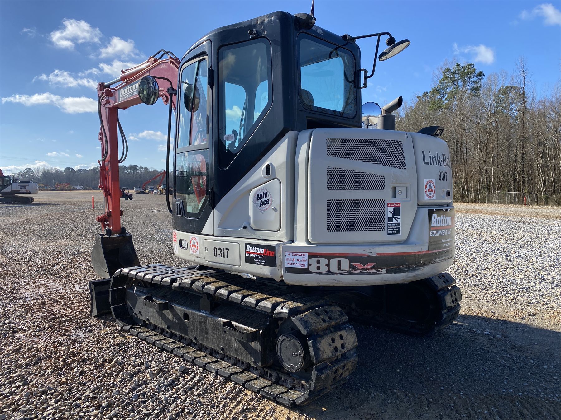 2018 LINK BELT 80X3 SPIN ACE Excavator J.M. Wood Auction Company, Inc.