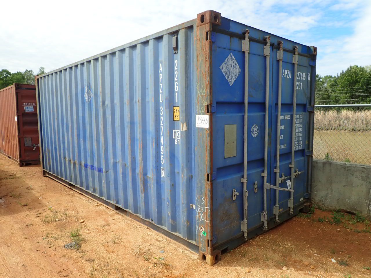 20' STEEL SHIPPING CONTAINER