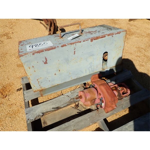 METAL BOX & (2) PUMPS