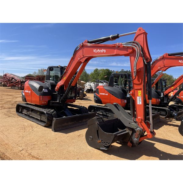 2019 KUBOTA KX080-4A Excavator