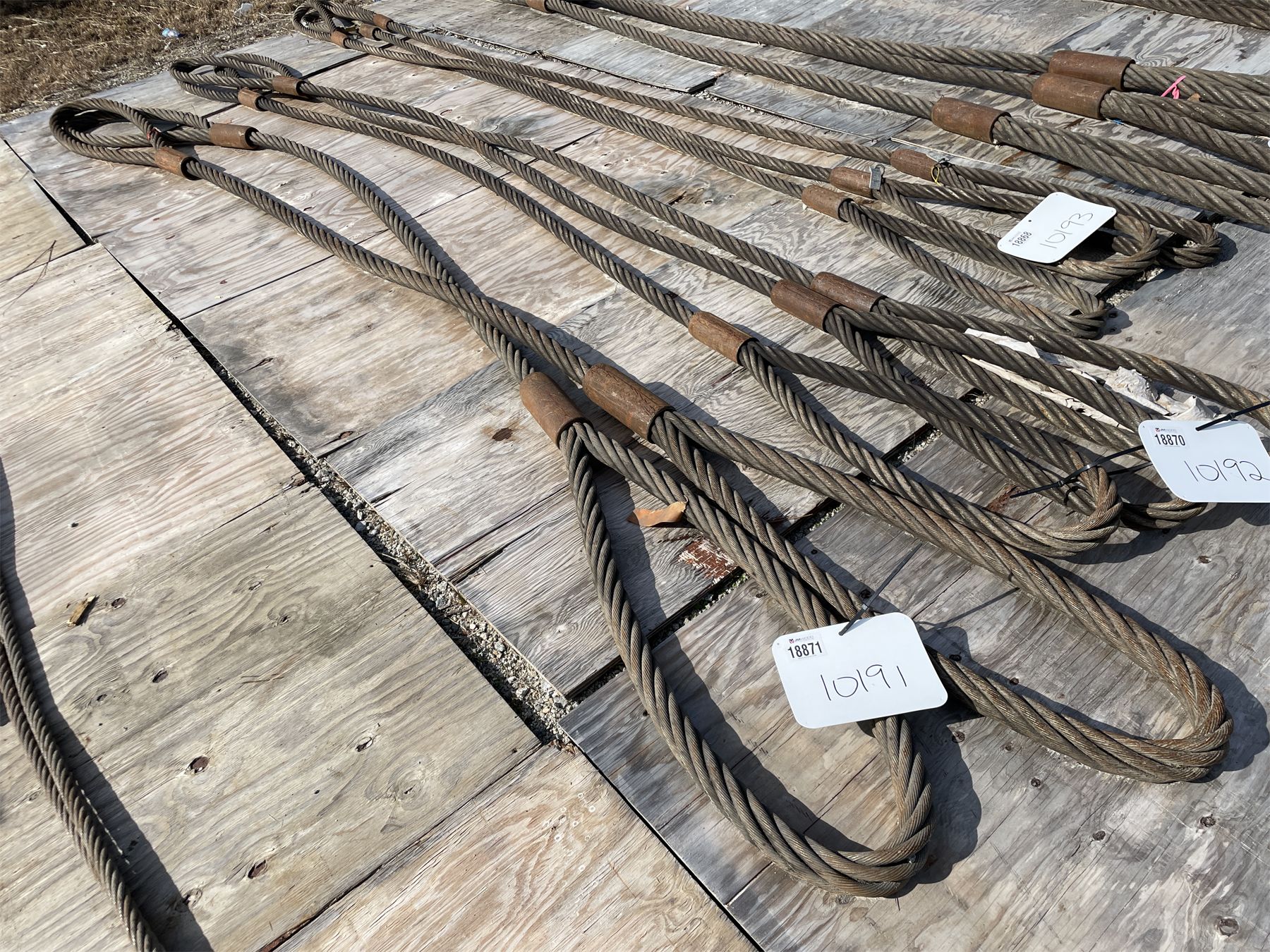 ASHLEY WIRE ROPE SLINGS - J.M. Wood Auction Company, Inc.
