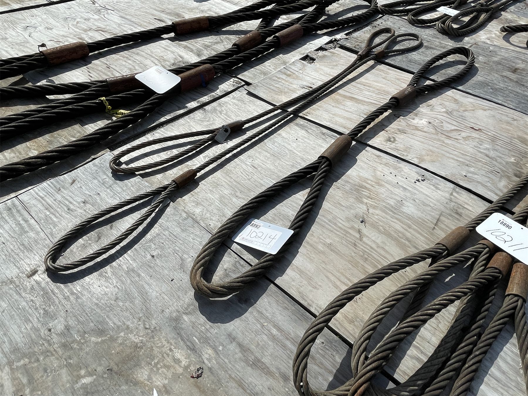 ASHLEY MISC WIRE ROPE SLINGS - J.M. Wood Auction Company, Inc.