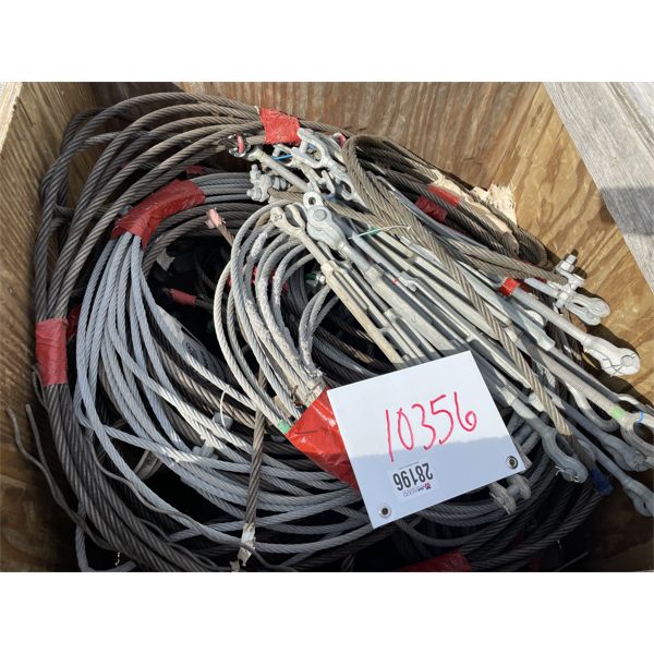 MISC WIRE ROPE W/ TURNBUCKLES