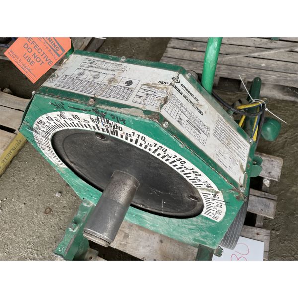 GREENLEE 555C CONDUIT BENDER - J.M. Wood Auction Company, Inc.
