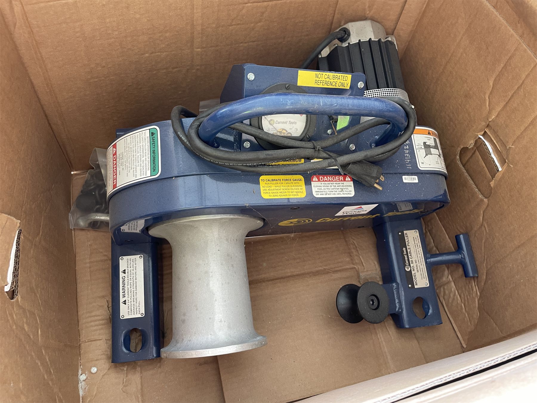 Current Tools Sc CURRENT TOOLS MODEL 88 CABLE PULLER - J.M. Wood Auction Company, Inc.