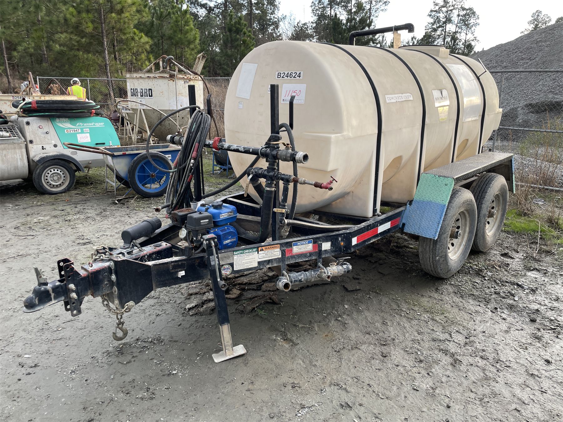 2015 WYLIE Water Tank Trailer J.M. Wood Auction Company, Inc.