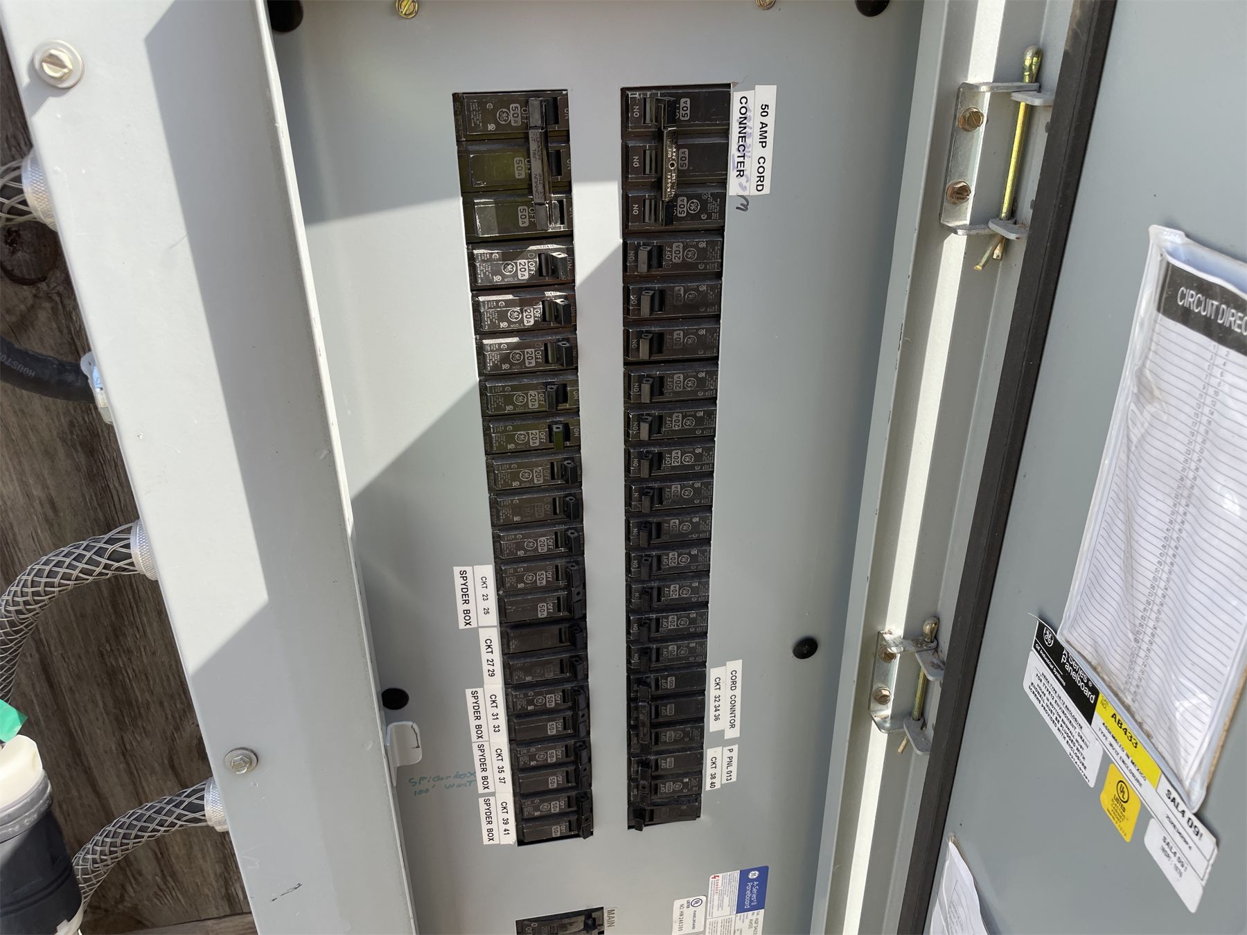 GENERAL ELECTRIC AXS5 PANELBOARD J.M. Wood Auction Company, Inc.