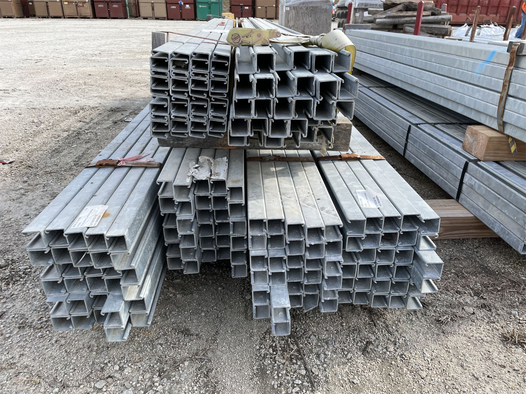 GALVANIZED 12 GAUGE CONDUIT CHANNEL - J.M. Wood Auction Company, Inc.