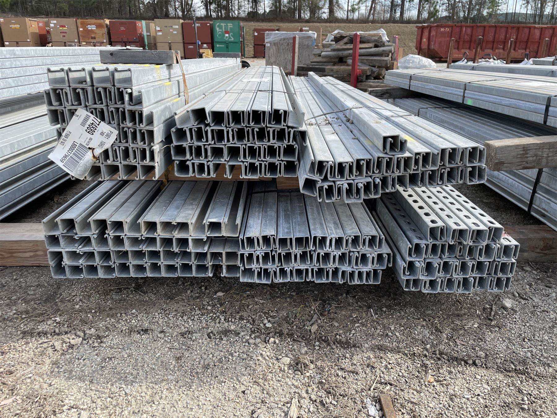 GALVANIZED 12 GAUGE CONDUIT CHANNEL - J.M. Wood Auction Company, Inc.