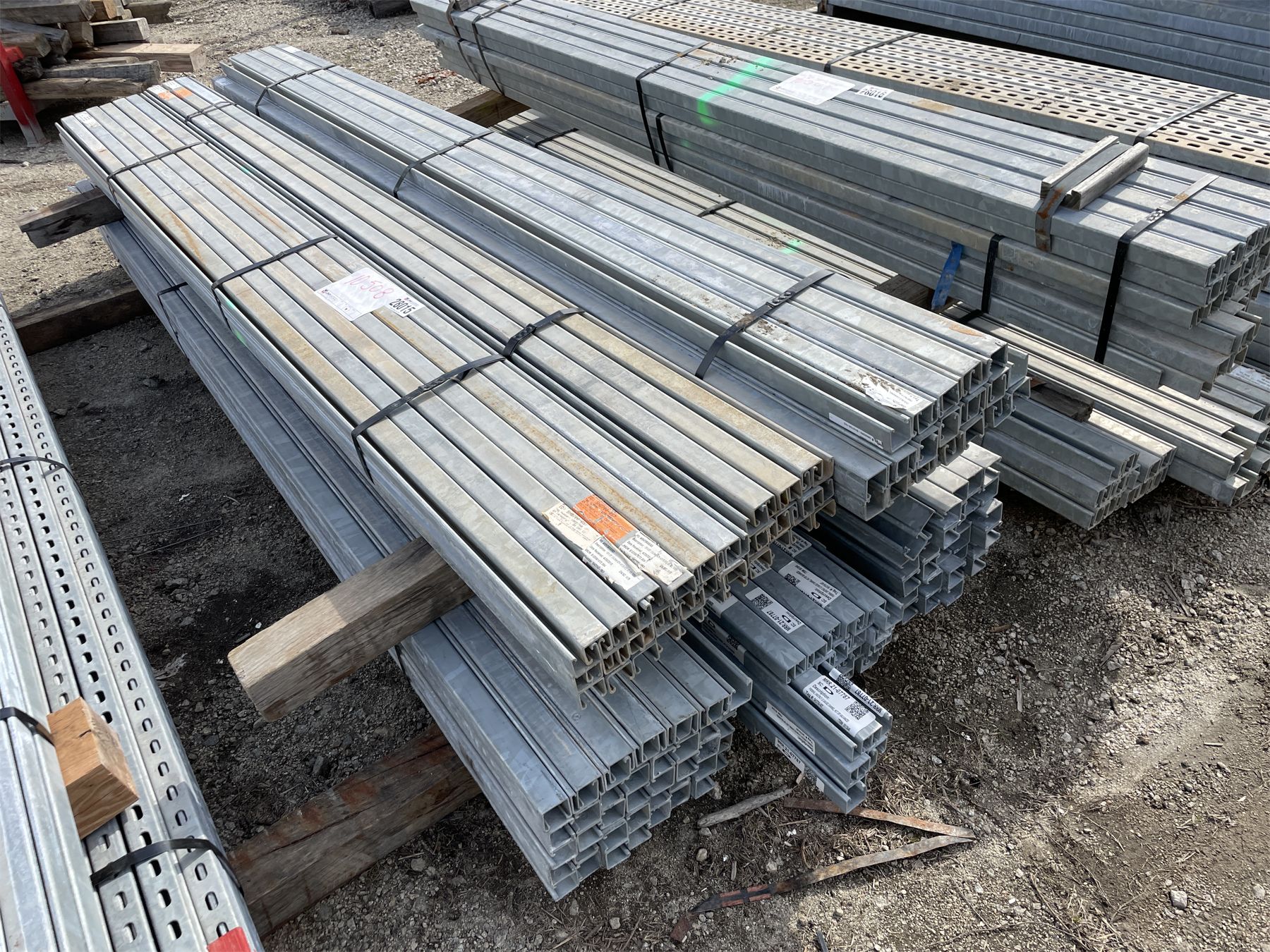 GALVANIZED 12 GAUGE CONDUIT CHANNEL - J.M. Wood Auction Company, Inc.