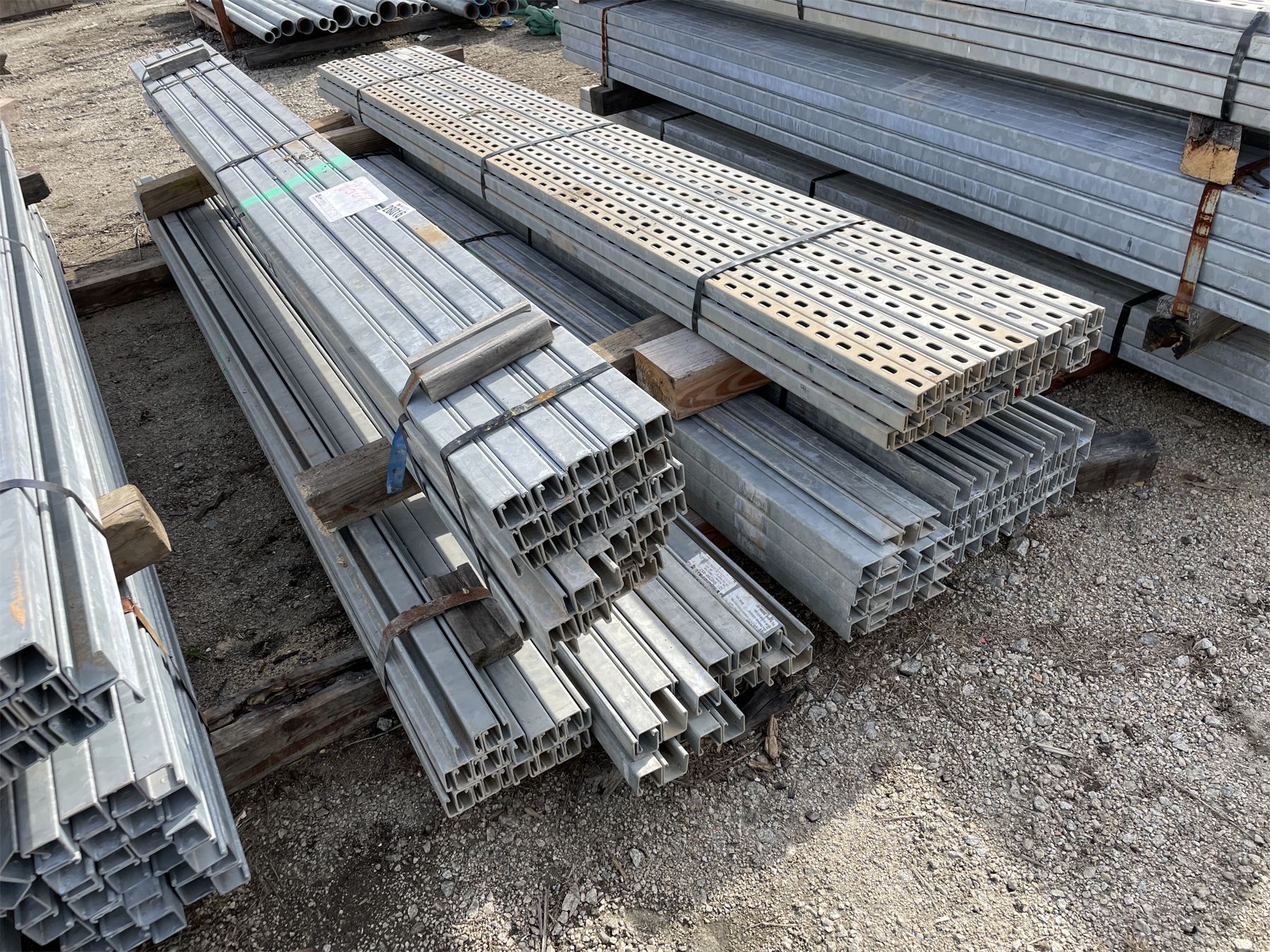 GALVANIZED 12 GAUGE CONDUIT CHANNEL - J.M. Wood Auction Company, Inc.