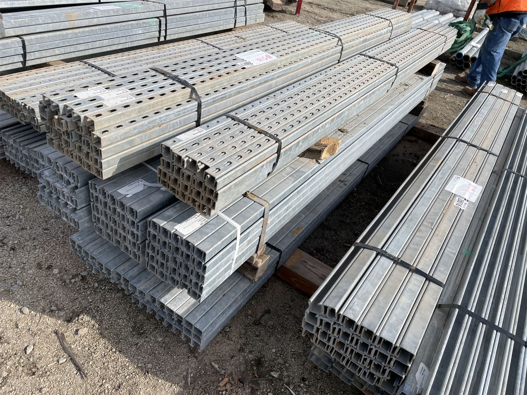 GALVANIZED 12 GAUGE CONDUIT CHANNEL - J.M. Wood Auction Company, Inc.