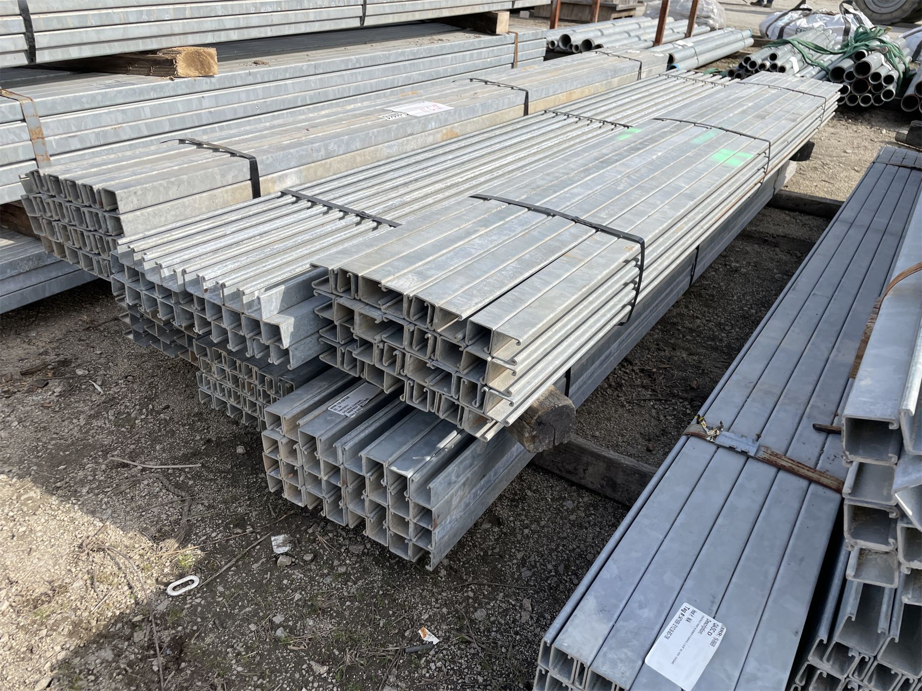 GALVANIZED 12 GAUGE CONDUIT CHANNEL - J.M. Wood Auction Company, Inc.