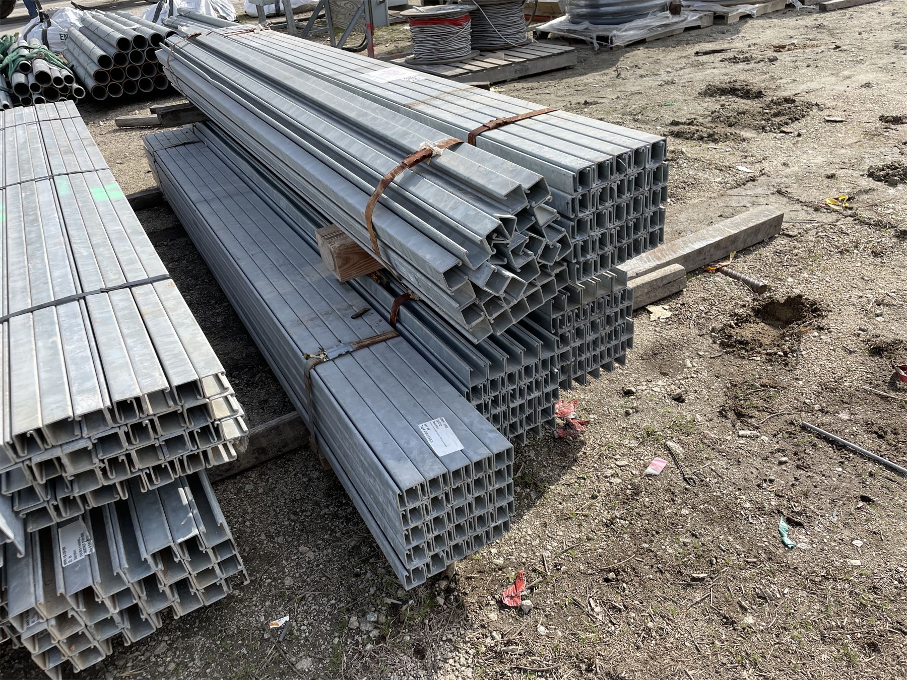 GALVANIZED 12 GAUGE CONDUIT CHANNEL - J.M. Wood Auction Company, Inc.