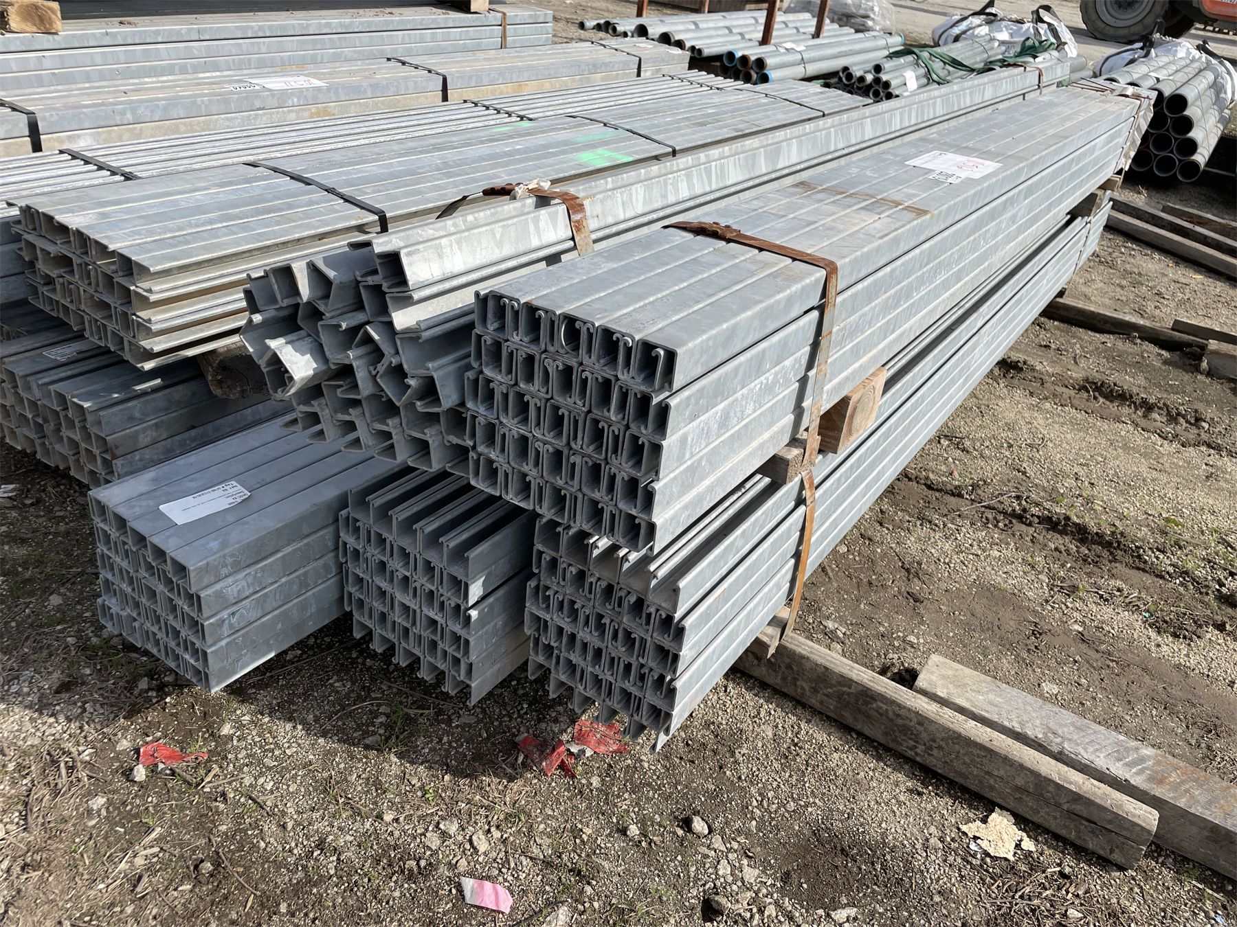 GALVANIZED 12 GAUGE CONDUIT CHANNEL - J.M. Wood Auction Company, Inc.