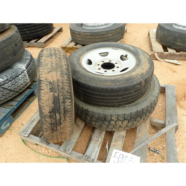 (3) MISC SIZE TIRES & RIMS (A2)