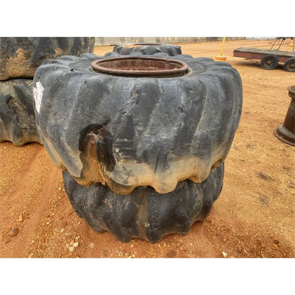 (2) LOG SKIDDER TIRES & RIMS (A4)