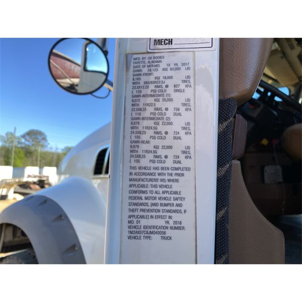yuk*yum様ご確認用ページ！ 2018 MACK GU713 Dump Truck - J.M. Wood Auction Company, Inc.