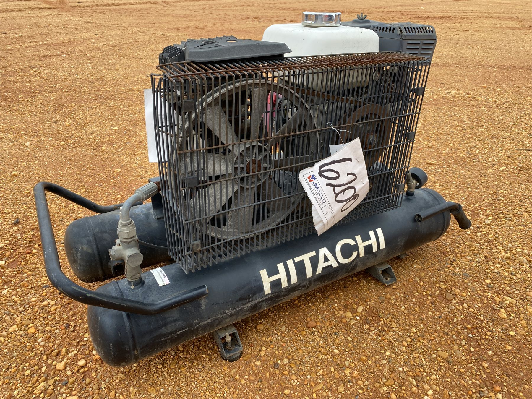 HITACHI PORTABLE AIR COMPRESSOR - J.M. Wood Auction Company, Inc.