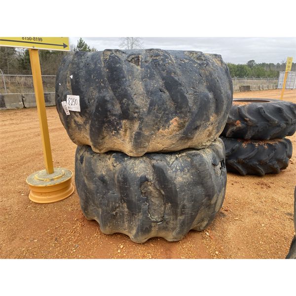 (2) 35.5X32 TIRES & RIMS (A-4)	