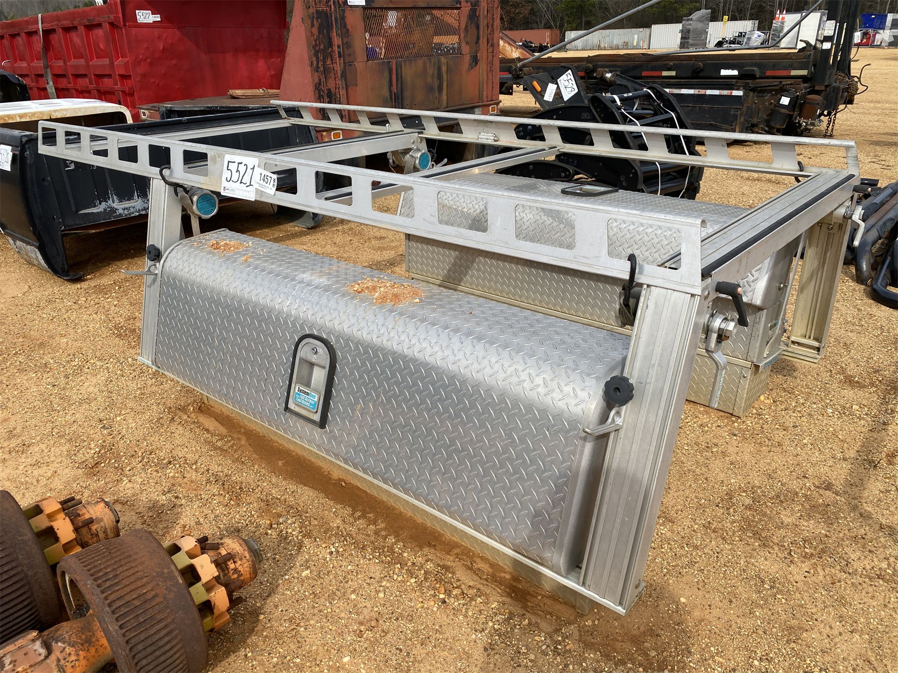 System One Tool Rack SYSTEM ONE TOOL BOXES W/RACK (A1) - J.M. Wood Auction Company, Inc.