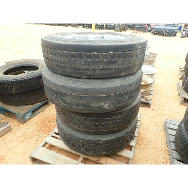 295/75R22.5 (4EA) (TIRES & RIMS)