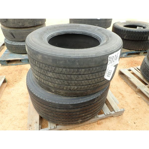 445/50R22.5 (2EA) (TIRES & RIMS)
