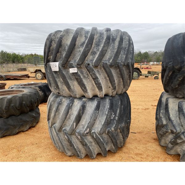(2) 67 X 43/26 SKIDDER TIRES