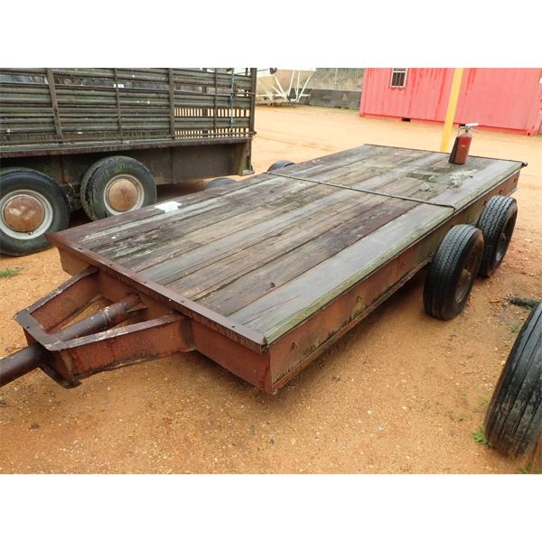 TANDEM AXLE TRAILER, 78" X 168"