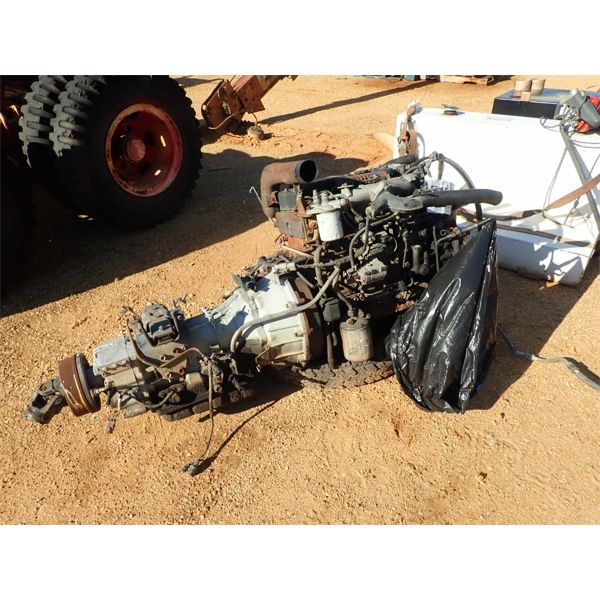 ISUZU DIESEL ENGINE, 4BDTC & TRANSMISSION, MFD 8/91 (a6)