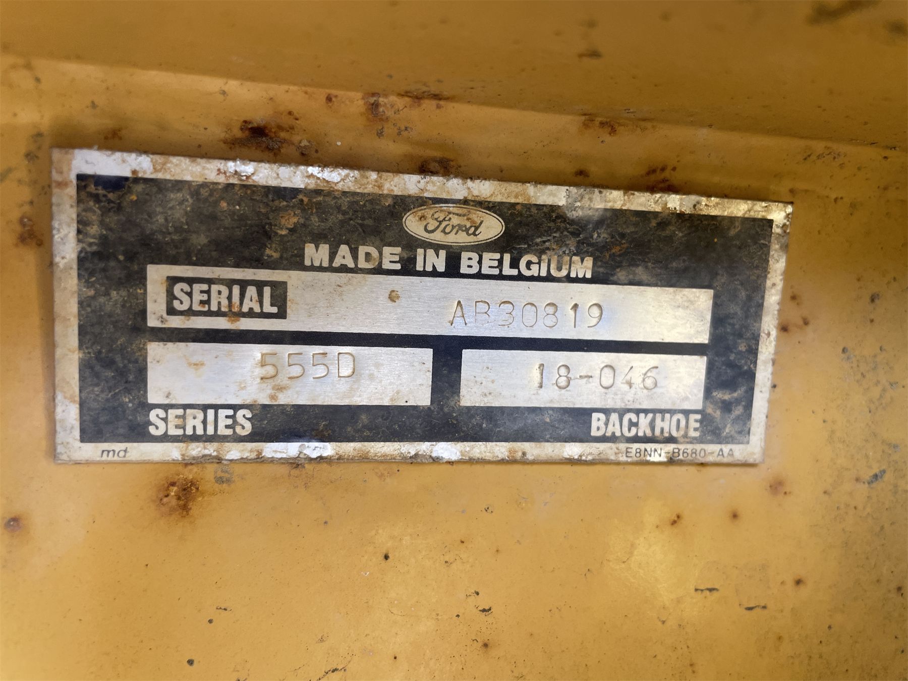 FORD 555D Backhoe J.M. Wood Auction Company, Inc.