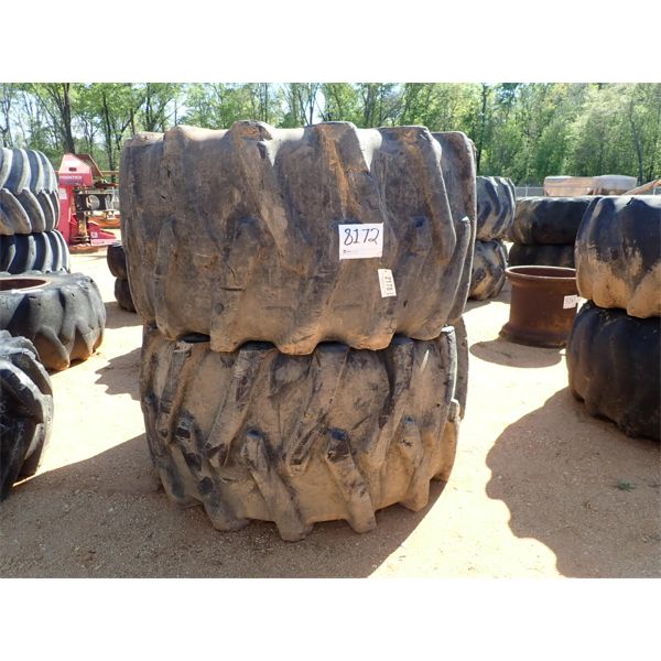 (2) FIRESTONE 35.5 X 32 SKIDDER TIRES
