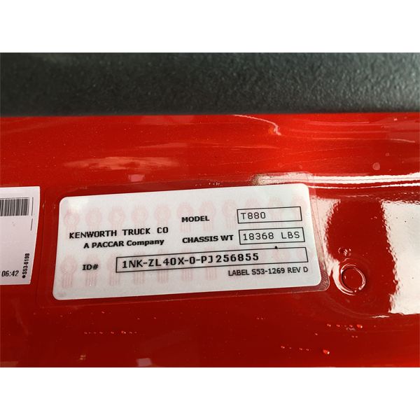 2023 KENWORTH T880 Dump Truck - J.M. Wood Auction Company, Inc.