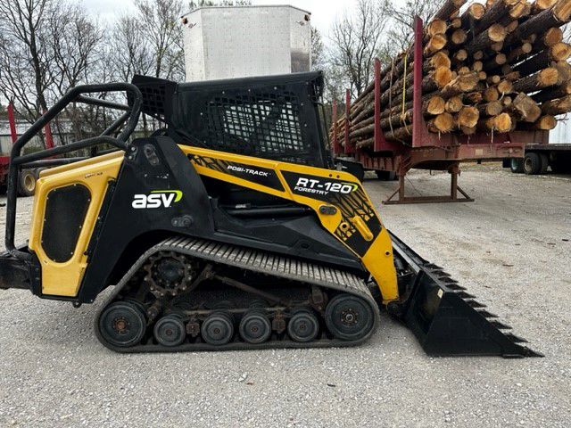 2017 ASV RT-120F Skid Steer Loader - Crawler - J.M. Wood Auction ...