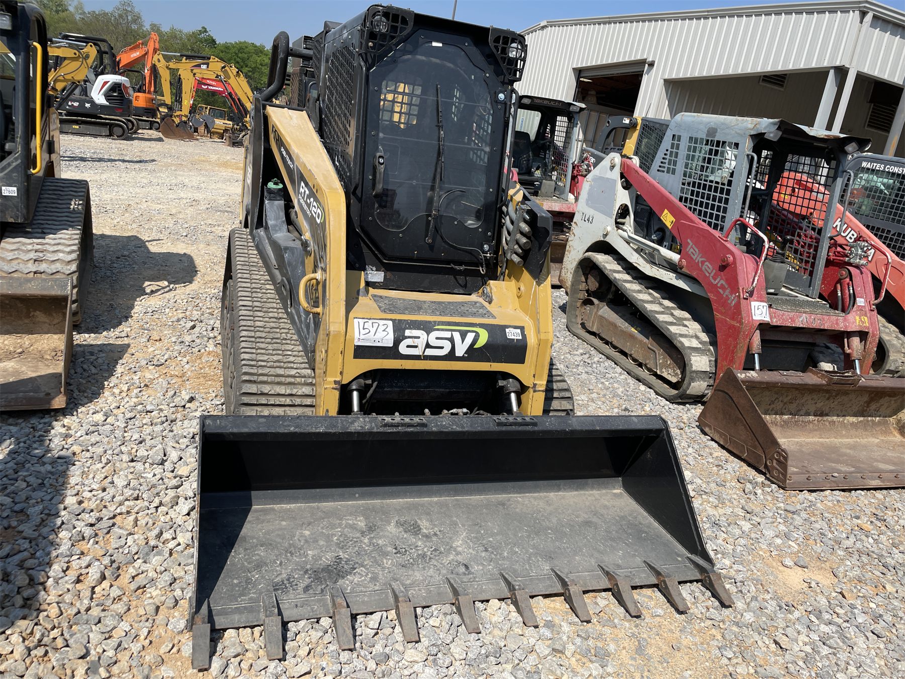 2017 ASV RT-120F Skid Steer Loader - Crawler - J.M. Wood Auction ...