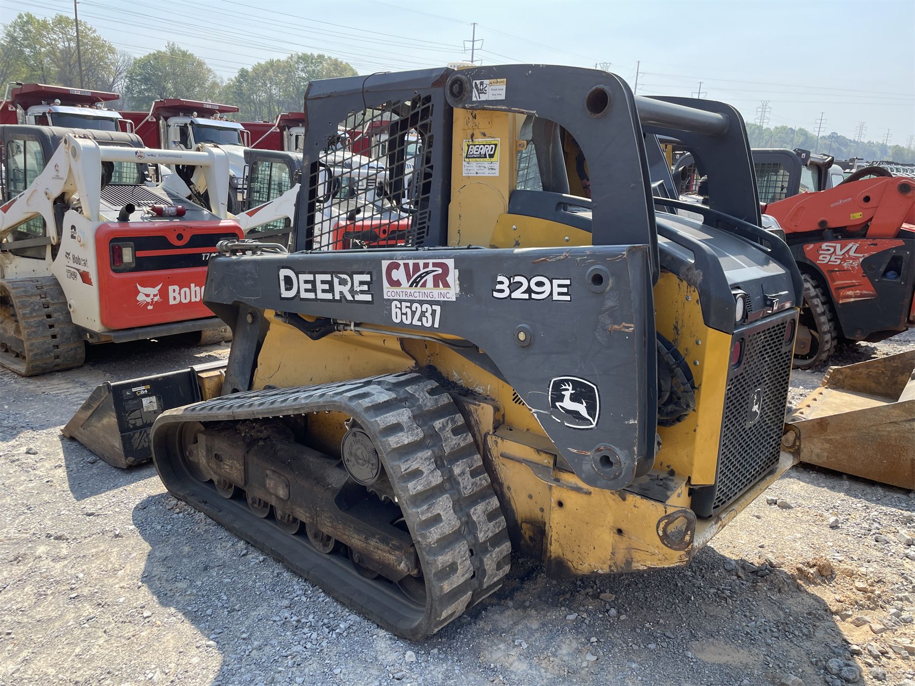 329e 2014 JOHN DEERE 329E Skid Steer Loader - Crawler - J.M. Wood Auction ...
