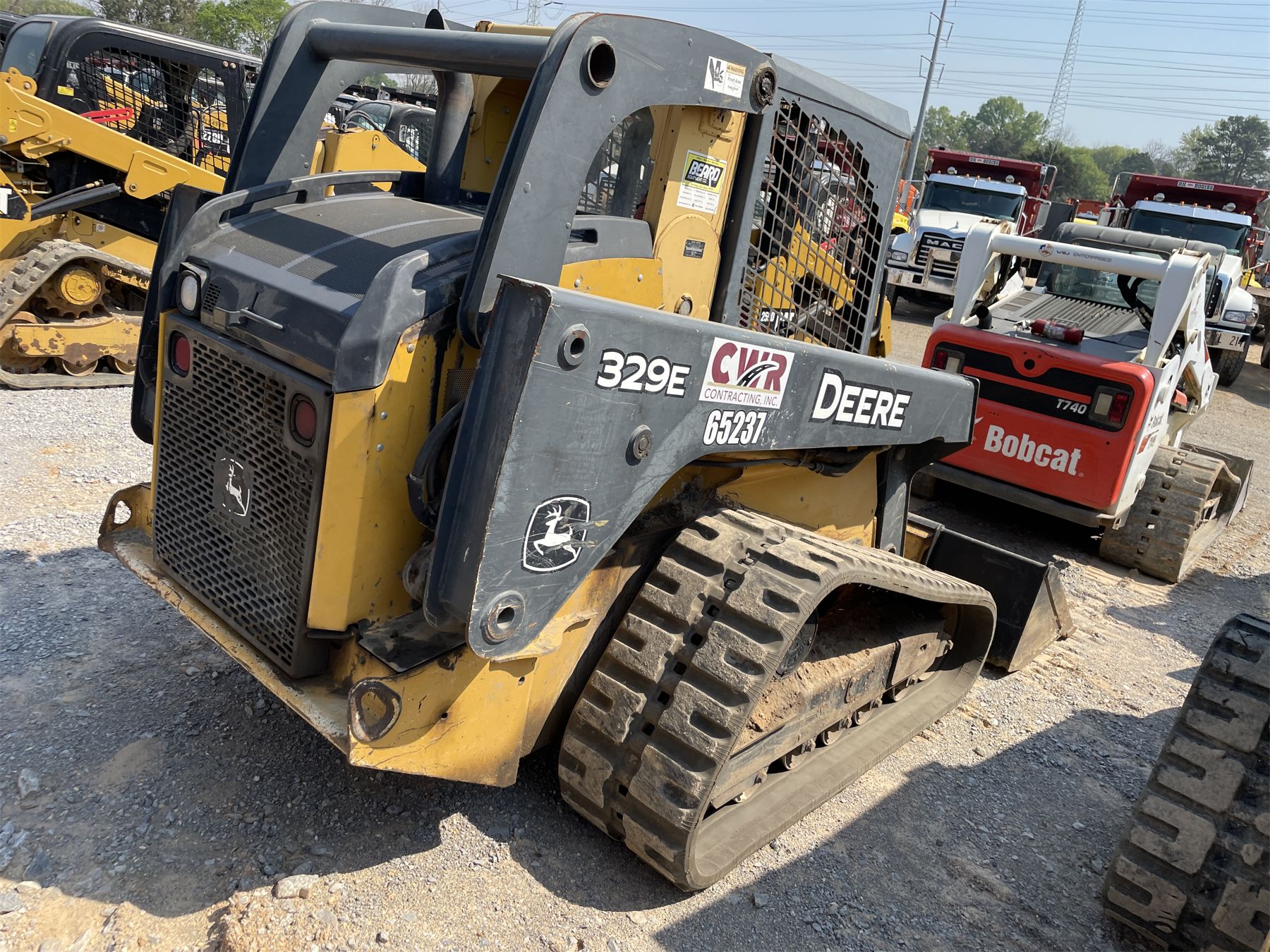 329e 2014 JOHN DEERE 329E Skid Steer Loader - Crawler - J.M. Wood Auction ...