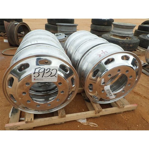 TRUCK RIMS, 22.5 X 8.25 (8)