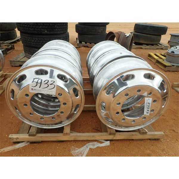 TRUCK RIMS, 22.5 X 8.25 (8)