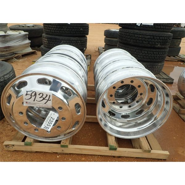 TRUCK RIMS, 22.5 X 8.25 (8)