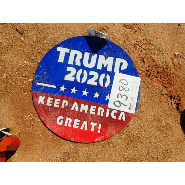 METAL 2020 TRUMP SIGN(C-9)