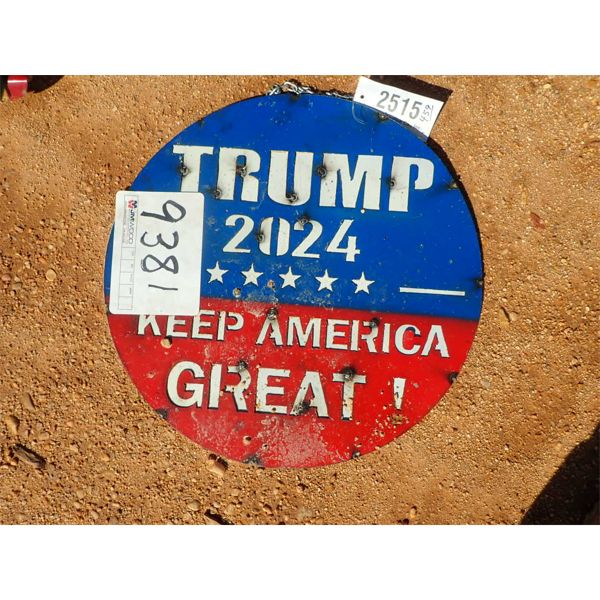 METAL 2020 TRUMP SIGN(C-9)