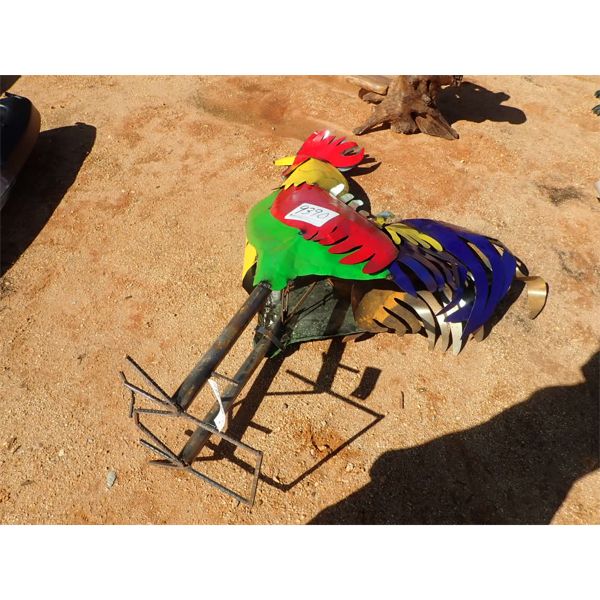 6' METAL ROOSTER (C-9)