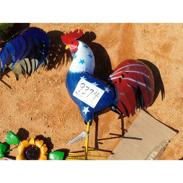 3' METAL ROOSTER (C-9)