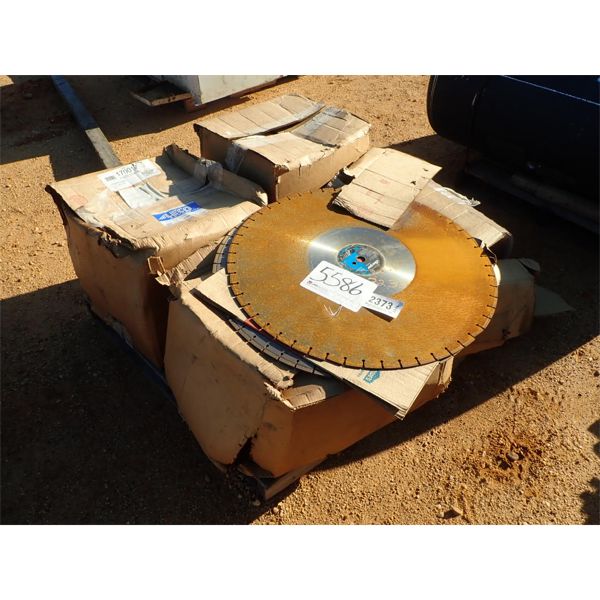 2 CHARGER ASPHALT BLADES & 4 BOXES OF PLASTIC STRIPPING