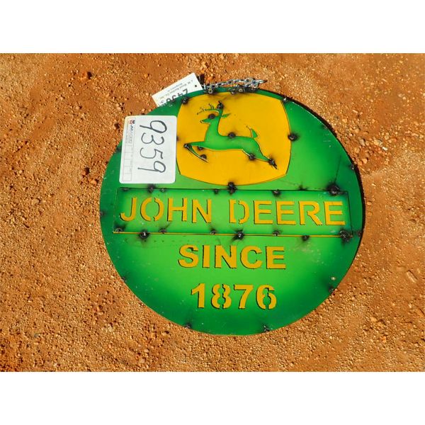 JOHN DEERE METAL SIGN (C-9)