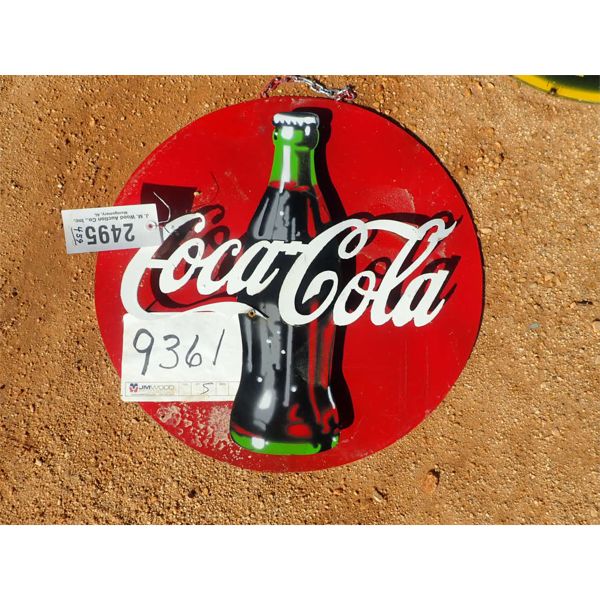 COCA COLA METAL SIGN (C-9)