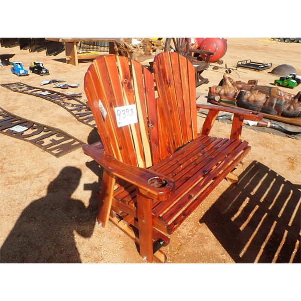 2 PERSON RED CEDAR GLIDER (C-9)