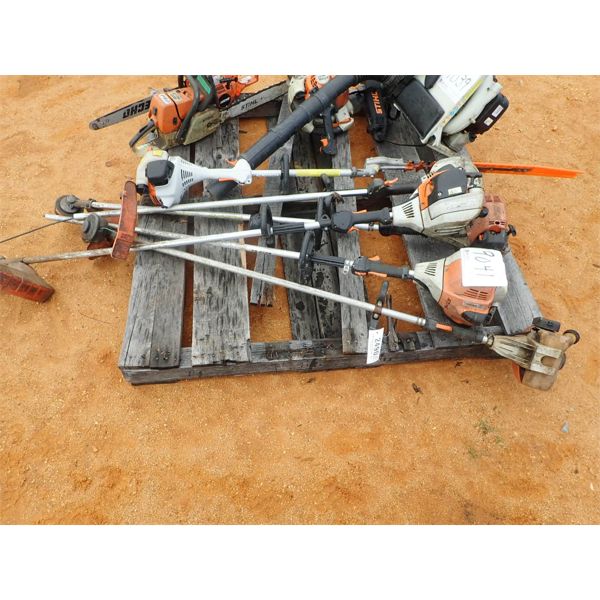 (5) STIHL WEEDEATERS & 1 STIHL TRIMMER, GAS ENGINE (C8) J.M. Wood
